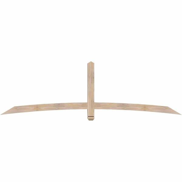 Ekena Millwork Bellingham Smooth Timber Gable Bracket, Douglas Fir, 96"W x 28"H x 3 1/2"D x 3 1/2"F, 7/12 Pitch GBW096X28X0404BEL00SDF - main
